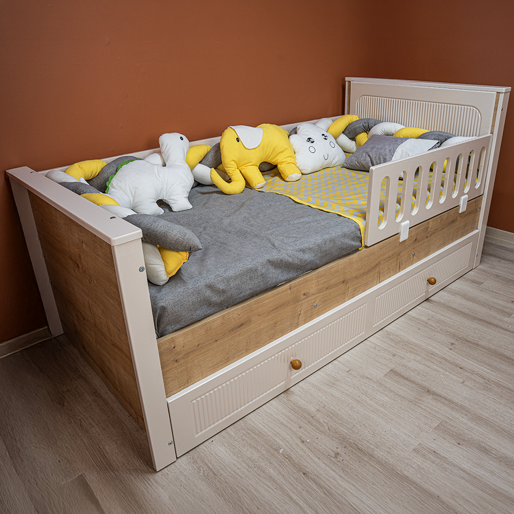 Melon Model Ahşap Çocuk Yatağı